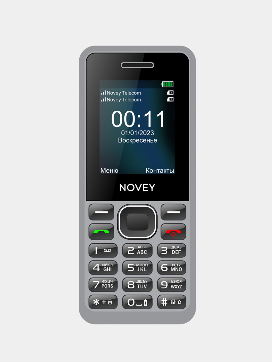 Mobil telefon Novey A11 Kulrang