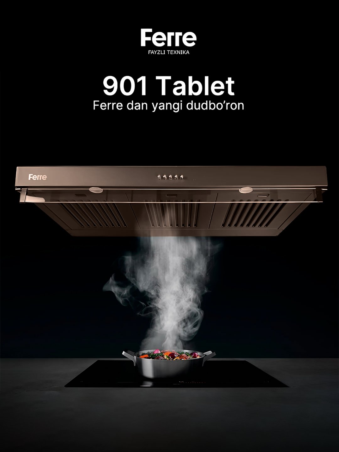 Oshxona uchun dudbo’ron Ferre 901 TABLET Jigarrang
