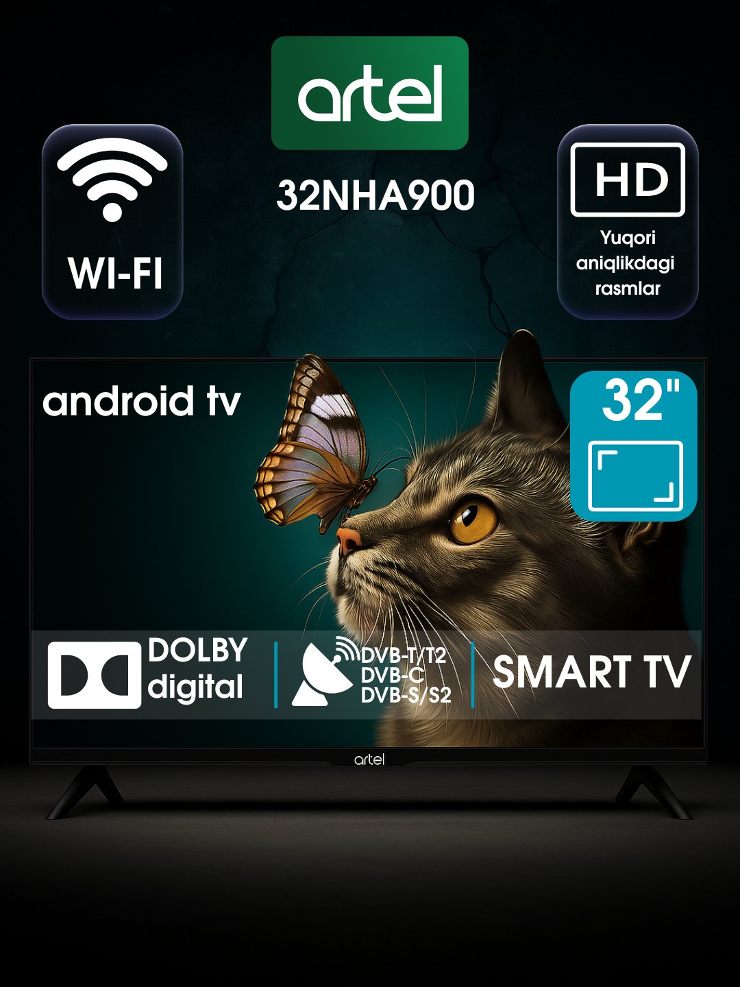 Smart TV Artel 32NHA900