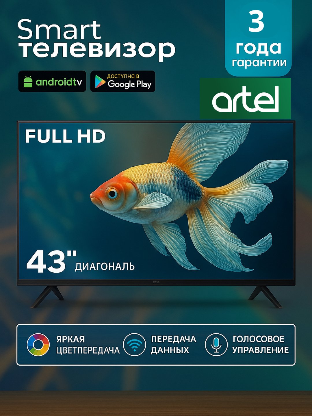 Smart TV Artel A43NFCH001